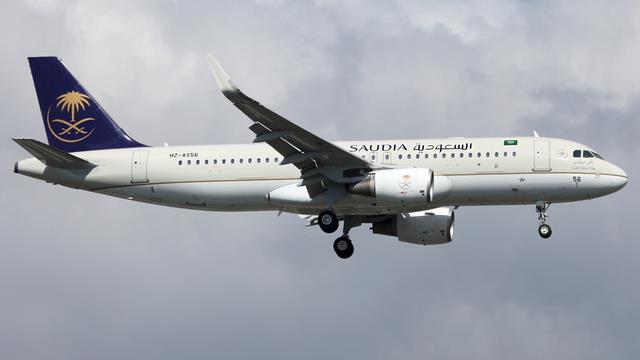 HZ-AS56:Airbus A320-200:Saudia